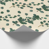 Papier Cadeau Motif d'eucalyptus (Coin)