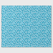 Papier Cadeau Motif d'hiver Arlequin (Plat)