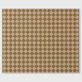 Papier Cadeau Motif diamant combiné Brown par STaylor (Plat)