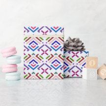 Motif diamant géométrique ethnique pastel moderne