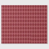 Papier Cadeau Motif diamant Ruby Argyle avec points dorés (Plat)