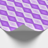 Papier Cadeau Motif diamant violet clair (Coin)