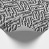 Papier Cadeau Motif d'illusion optique (Coin)