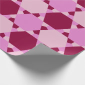 Papier Cadeau Motif d'illusion optique Girly Pink (Coin)