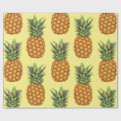 Papier Cadeau Motif d'illustration abstrait pour ananas mignon (Plat)