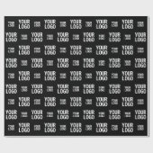 Papier Cadeau Motif d'image, de design ou de logo de société élé (Plat)