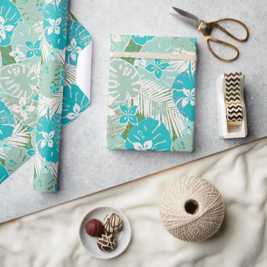Papier Cadeau Motif d'impression Aloha Hawaiian (Artisanat)