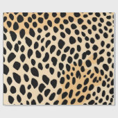 Papier Cadeau Motif d'impression Cheetah (Plat)