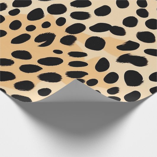 Papier Cadeau Motif d'impression Cheetah (Coin)