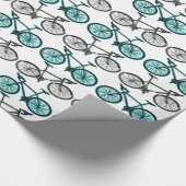 Papier Cadeau Motif d'impression de bicyclette (Coin)