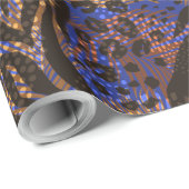 Papier Cadeau Motif d'impression Leopard et Zebra (Coin rond)