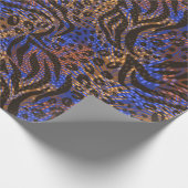 Papier Cadeau Motif d'impression Leopard et Zebra (Coin)