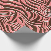 Papier Cadeau Motif d'impression zebra sans faille (Coin)