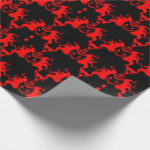 Papier Cadeau Motif d'interverrouillage du génie (Coin)