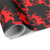 Papier Cadeau Motif d'interverrouillage du génie (Coin rond)