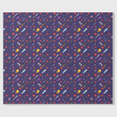 Papier Cadeau Motif DnD en lecture (Plat)