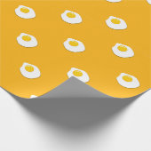 Papier Cadeau Motif d'oeufs frits (Coin)