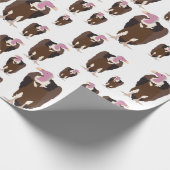 Papier Cadeau Motif d'oiseaux vautours (Coin)