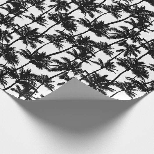 Papier Cadeau Motif d'ombre Palm Tree (Coin)