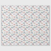 Papier Cadeau Motif Doodle Abstrait (Plat)