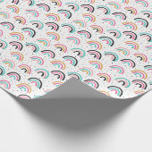 Papier Cadeau Motif Doodle Abstrait (Coin)