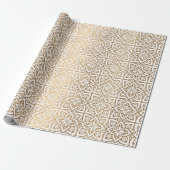 Papier Cadeau motif d'or arabe (Déroulé)