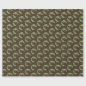 Papier Cadeau Motif d'orignal rustique (Plat)