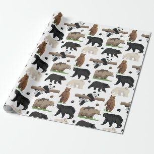 Papier Cadeau Motif d'ours
