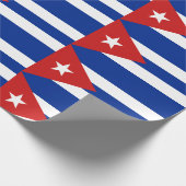 Papier Cadeau Motif Drapeau Cubain (Coin)