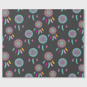 Papier Cadeau Motif Dreamcatcher (Plat)