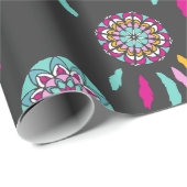 Papier Cadeau Motif Dreamcatcher (Coin rond)