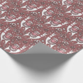 Papier Cadeau Motif drôle de lamas (Coin)