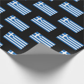 Papier Cadeau Motif du drapeau grec (Coin)