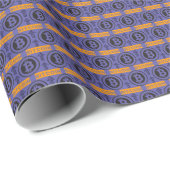 Papier Cadeau Motif du logo Bitcoin (Coin rond)