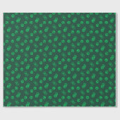 Papier Cadeau Motif du panneau vert pour la paix (Plat)