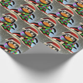 Papier Cadeau Motif du Père Noël Penguin (Coin)