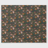 Papier Cadeau Motif du sol forestier (Plat)