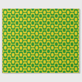 Papier Cadeau Motif du trottoir d'Ipanema, Motif de plage, Brési (Plat)