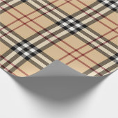 Papier Cadeau Motif écossais de Tartan (Coin)