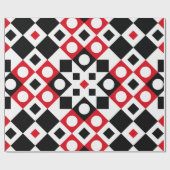 Papier Cadeau Motif élégant moderne géométrique Vintage (Plat)