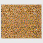 Papier Cadeau Motif Empreinte de léopard classique (Plat)