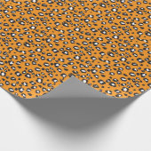 Papier Cadeau Motif Empreinte de léopard classique (Coin)