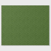 Papier Cadeau Motif Empreinte de léopard Tonal Greens (Plat)