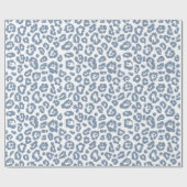 Papier Cadeau Motif Empreinte de léopard Vintage (Plat)