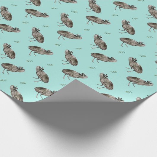 Papier Cadeau Motif Emu dansant (Coin)