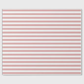 Papier Cadeau Motif en bande Pastel rose (Plat)