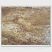 Papier Cadeau Motif en bois écorce (Plat)