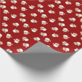 Papier Cadeau Motif en chef père Noël (Coin)