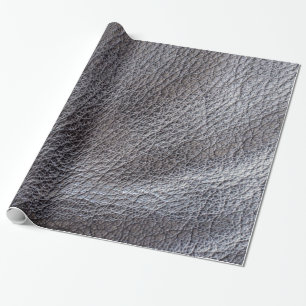 Papier Cadeau Motif en cuir noir