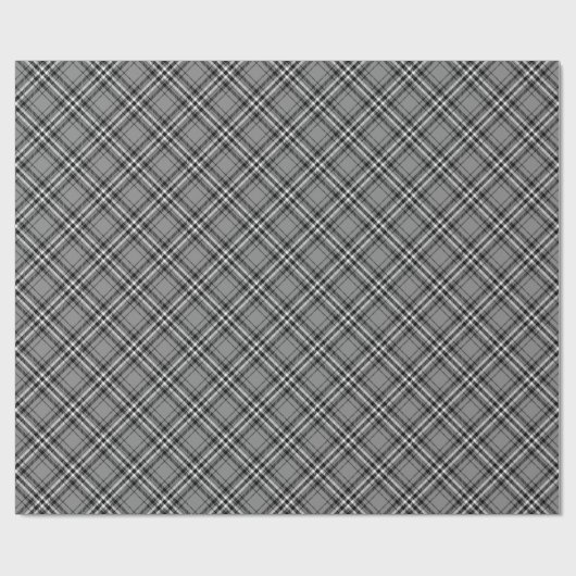 Papier Cadeau Motif en diagonale en tôle grise de ferme (Plat)